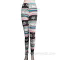 Gute Qualität 98% Polyester 2% Spandex Lady&#39;s Leggings